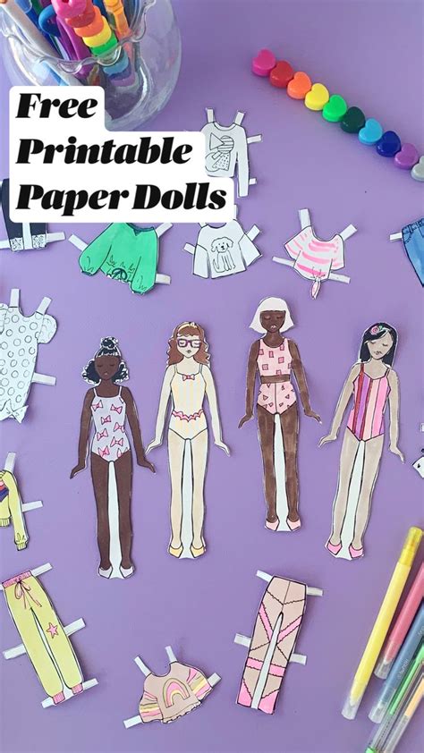 Free Printable Paper Dolls An Immersive Guide By Lacee Swan Fashion