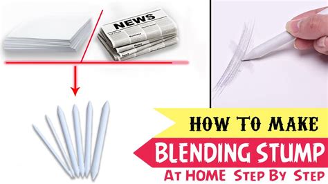 Norocme 12 pcs blending stumps and tortillions paper art blenders with sandpaper pencil sharpener pointer for student artist charcoal sketch drawing tools. How To Make Your Own Paper Blending Stump at Home step by step || Alve Art Gallery - YouTube