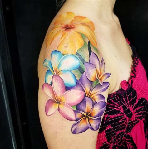 Hawaiian Tattoo Designs Flowers