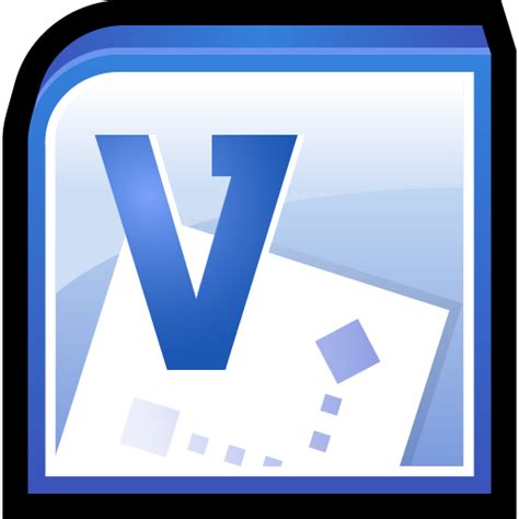 Microsoft Office Visio Icon Office 2010 Icons