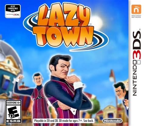 3ds Cover Unused Lazy Town The Game By Dapootisbird On Deviantart