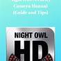 Night Owl Wireless Camera Manual