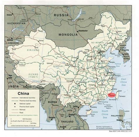 Xiamen China 2003 2004 2005 China Map Map China