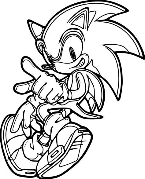 Sonic Coloring Pages At Getdrawings Free Download