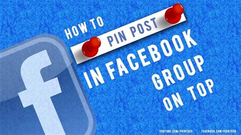How To Pin Posts On Top In Facebook Group | FB Pinned Post | 2017 | PoinTECH - YouTube