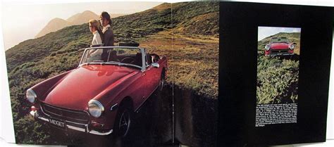 1972 MG Midget Original Color Sales Brochure