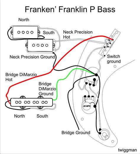 Fender Pj Bass Wiring Diagram Inspiresio