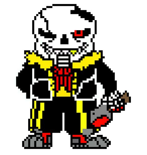 Horrorfell Sans Sprite Pixel Art Maker