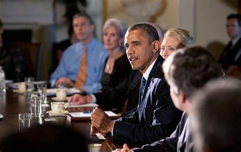 President Obama Holds A Cabinet Meeting