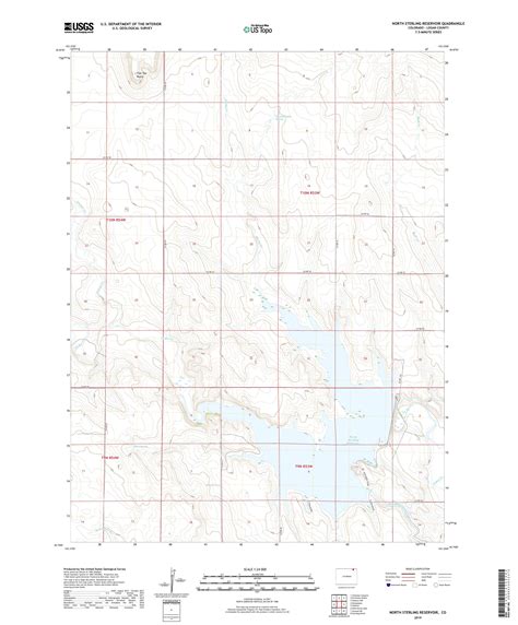 North Sterling Reservoir Colorado Us Topo Map Mytopo Map Store
