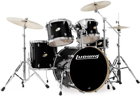 Ludwig Lc325e Accent 5 Piece Cs Custom Elite Power Drum Kit