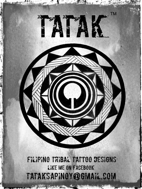 I Create Contemporary Filipino Tribal Tattoo Designs Filipino Tattoos