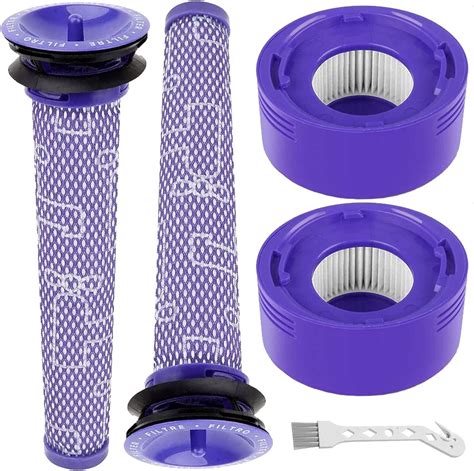 Tivcroxs 4 Pack V8 Vacuum Filters Replacement Kit