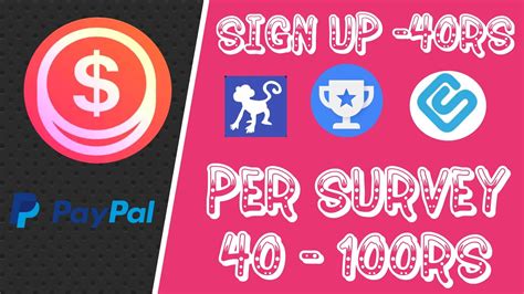 Get rewarded with google play or paypal credit for each one you complete. Poll pay app |survey that pay you real money| better then ...
