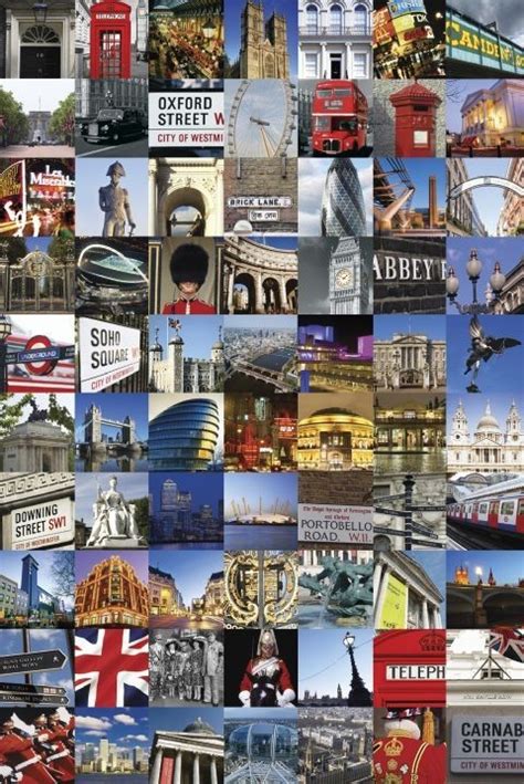 London Collage Poster Plakat Kaufen Bei Europosters