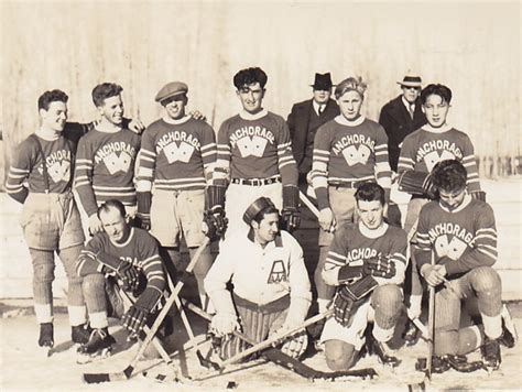 Anchorage Aces Hockey Team 1920s Early 1930s Hockeygods