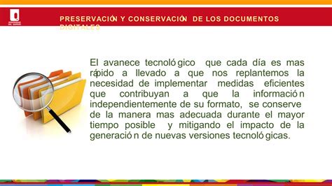 Preservaci N Y Conservaci N De Los Documentos Digitales Ppt