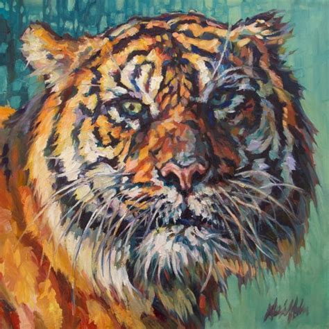 Daily Painters Abstract Gallery Colorful Contemporary Wildlife Art