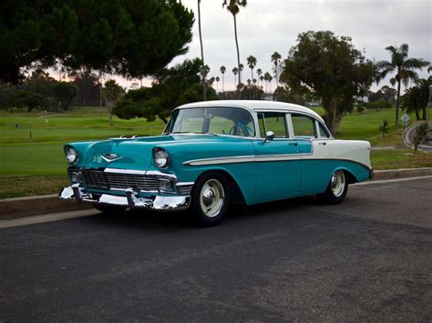 1956 chevrolet 210 bel air 4 door completely restored rare reliable show quality classic