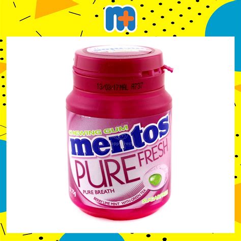 Mentos Pure Fresh Chewing Gum 5775g 1s Berry Lime Mint Flavour