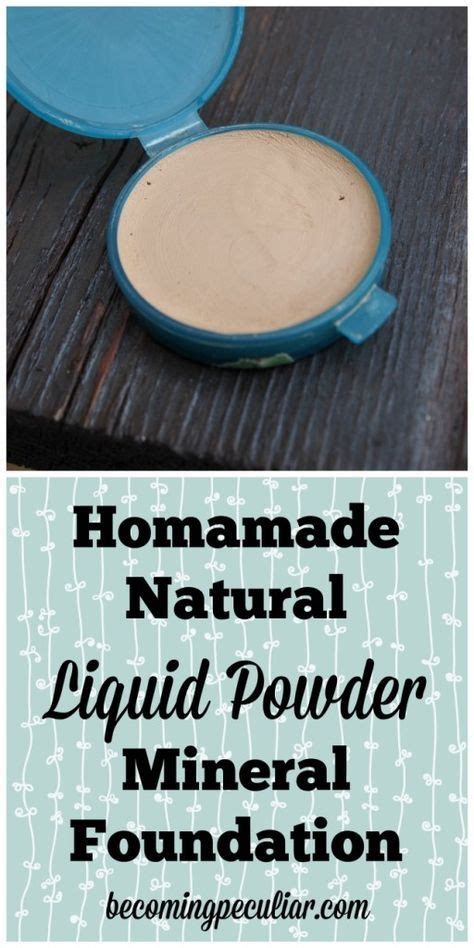 Diy Natural Mineral Makeup Liquid Foundation Only 3 Ingredients