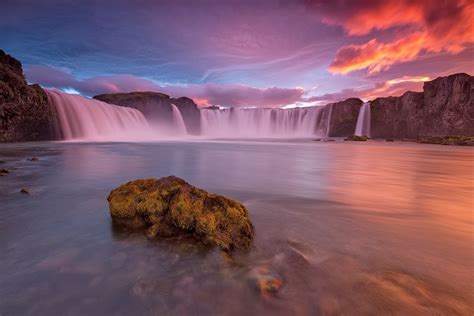 fotografías de cascadas con hermosos paisajes naturales wallpaper hd high quality