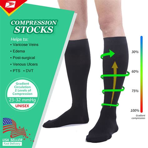 Medical Compression Socks Women Men Support Varicose Veins Surgical