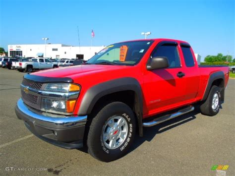 2005 Victory Red Chevrolet Colorado Z71 Extended Cab 4x4 63871539