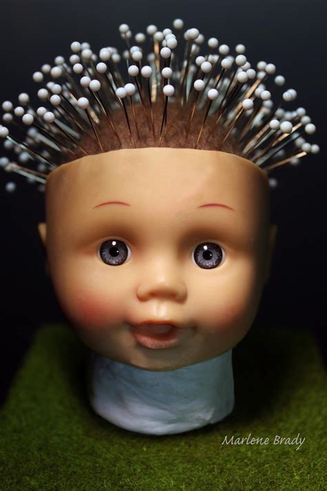 Marlene Brady Doll Head Pincushion Doll Head Pin Cushions Guys And