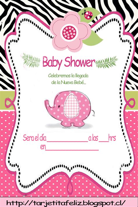 Tarjetas De Cumpleaños Para Imprimir Baby Shower