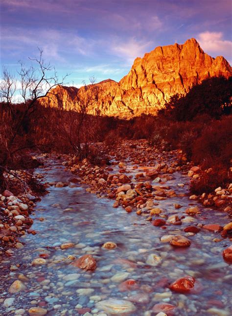 Desert Stream Red Rock Canyon Nevada 40x14 Huge By