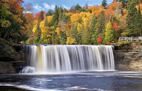 Tahquamenon Falls Michigan Wallpapers Wallpaper Cave