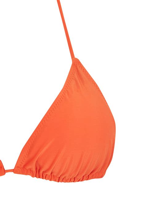 Orange Woman Fall In Love Regular Fit Bikini Top 2657024 Defacto