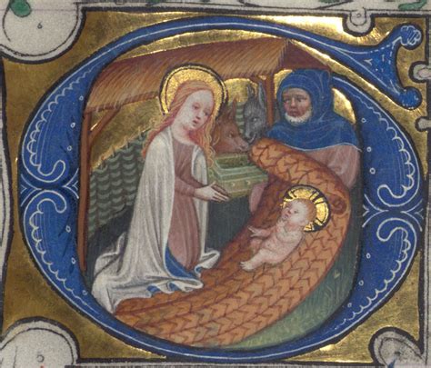 Illuminated Manuscript Book Of Hours In Dutch Nativity Flickr