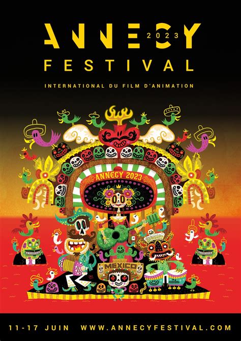 Annecy Festival 2023 Unveils Poster By Jorge R Gutierrez Animation