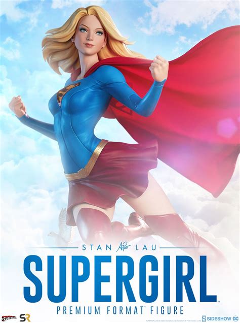 First Look Supergirl Premium Format Figure And Art By Sideshow