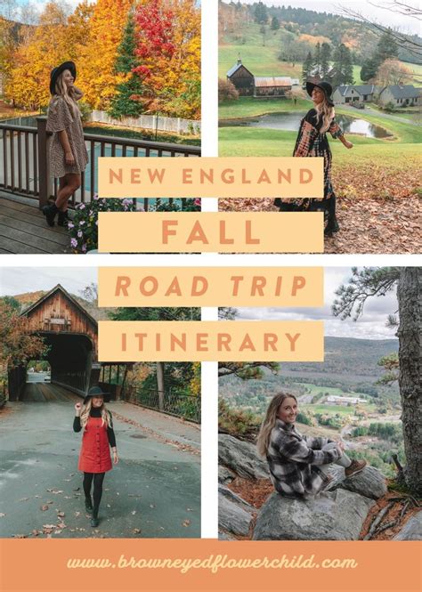 The New England Fall Road Trip Itinerary With Pictures Of People
