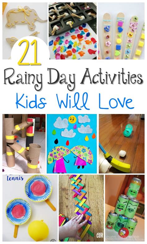 21 Rainy Day Activities Crafts The Mom Creative Artofit