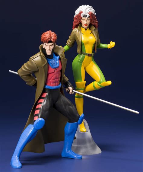 Kotobukiya Gambit And Rogue Artfx X Men Statues Up For Order Marvel