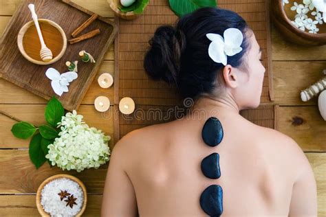 Thai Massage Therapy At Spa Salon Health Care Concept Stock Image