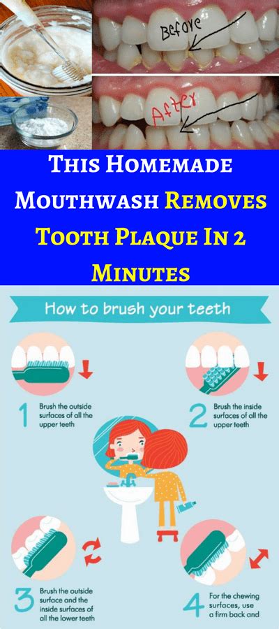 this homemade mouthwash removes tooth plaque in 2 minutes homemade