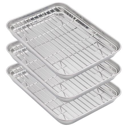 rack wire baking oven racks stainless steel sheet sheets dishwasher clean safe easy cookie aspire pan pcs inch cooking