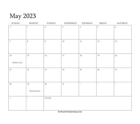 Editable Calendar 2023 With Holidays Mobila Bucatarie 2023
