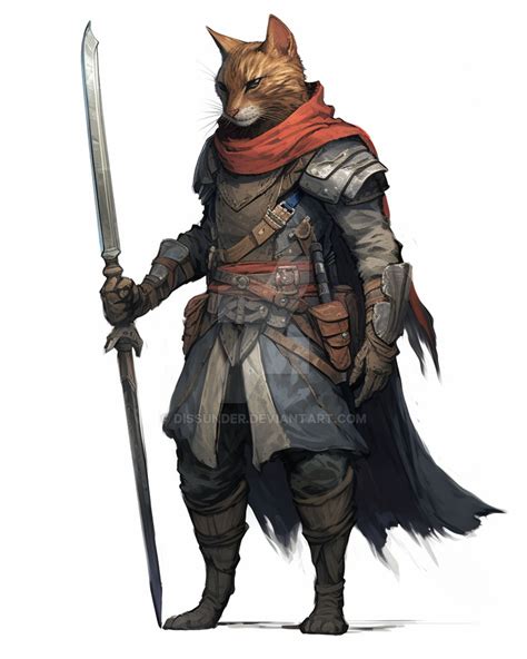 Tabaxi Male Sci Fi Samurai Adoptable Character 10 By Dissunder On