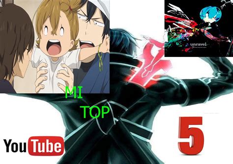 Top 5 De Mis Animes Favoritos Youtube