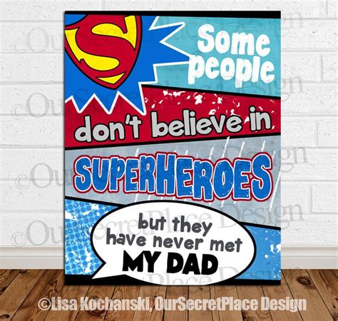 Check spelling or type a new query. Daddy Superhero Digital Download Wall Art Encouraging ...
