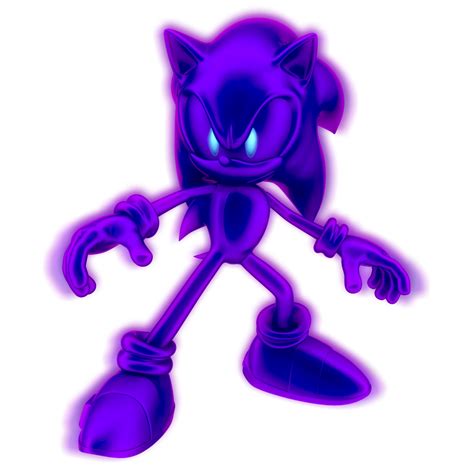Dark Shadow Clone Sonic Render By Nibroc Rock On Deviantart