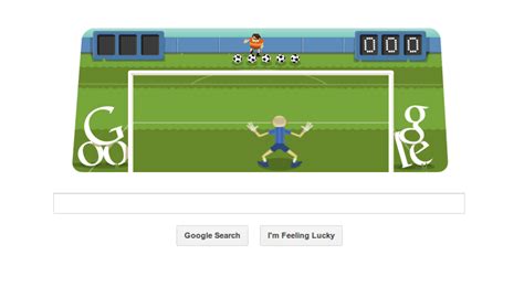 Play the Football Goalie Google Doodle Game for the London Olympics