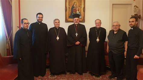 noursat البطريرك يونان يستقبل وفدًا من الكنيسة الأرمنيّة الكاثوليكيّة