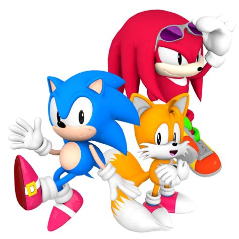 Classic Sonic And Friends Render By Bandicootbrawl96 On Deviantart